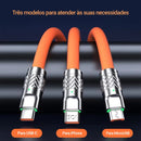 ELBOW CABLE - Cabo USB para Apple, USB-C e MicroUSB com 180 Graus de Rotação