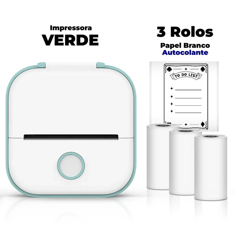 MINIMA - Mini Impressora Portátil Sem Tinta